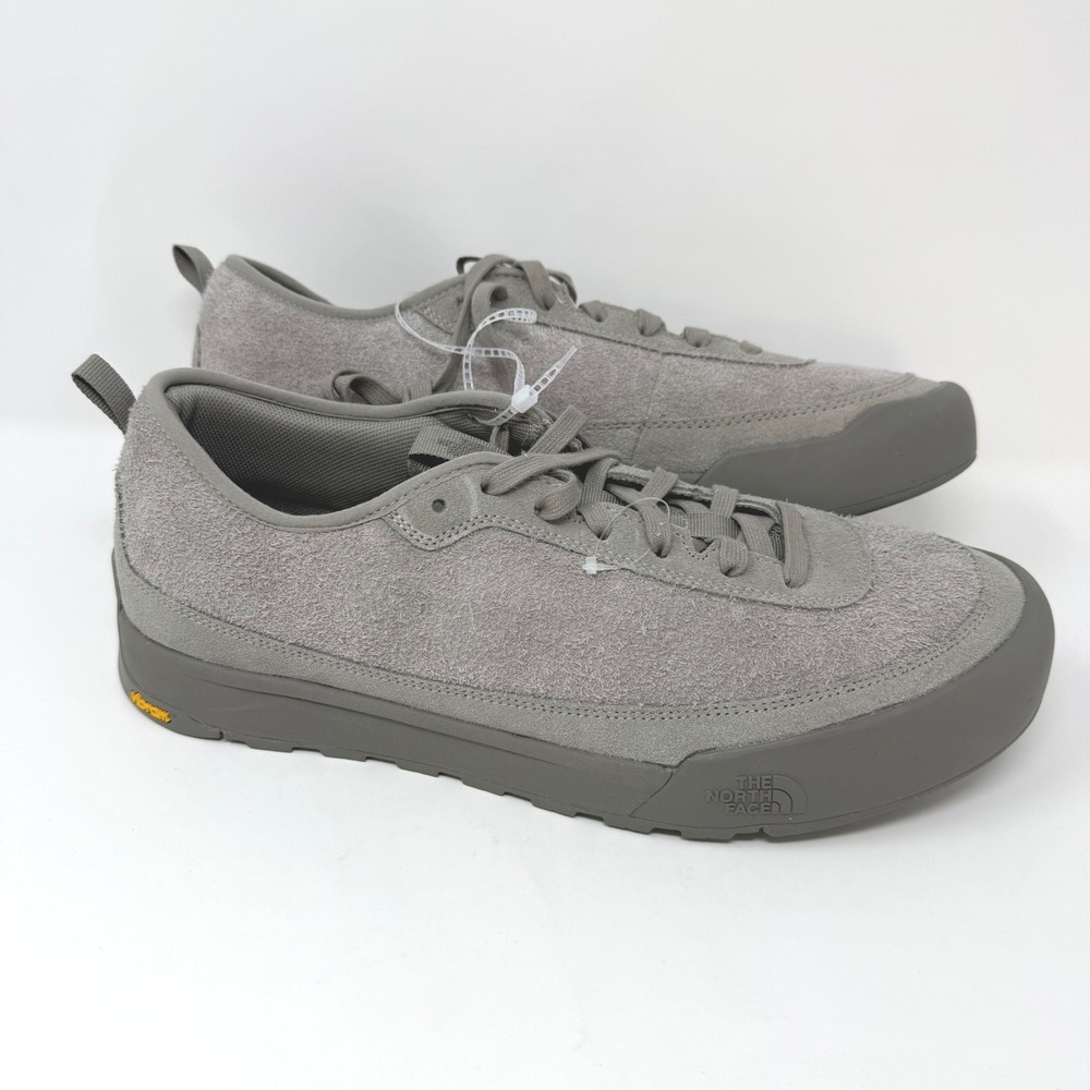 The North Face Larimer Low Grey Hairy Suede Vibram Megagrip Shoes Mens 14 NEW
